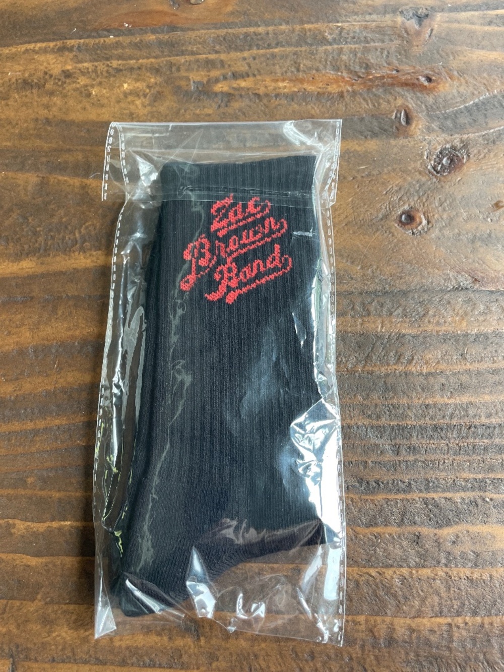 NEW Zac Brown Band Love & Fear Black Socks, 1 pair